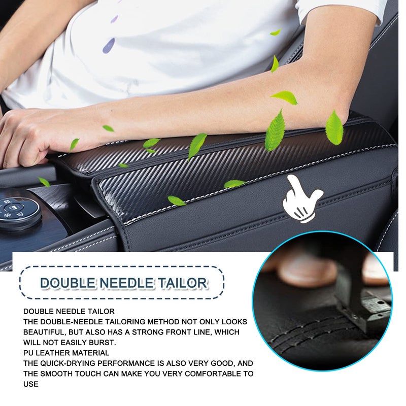 RUIYA رايا متوافق مع بيجو 3008 5008 2017-2023 508GT 508SW غطاء مسند الذراع المركزي غطاء صندوق مسند الذراع 5008 ملحق غطاء واقي لحماية مسند الذراع في الكونسول المركزي - Image 2