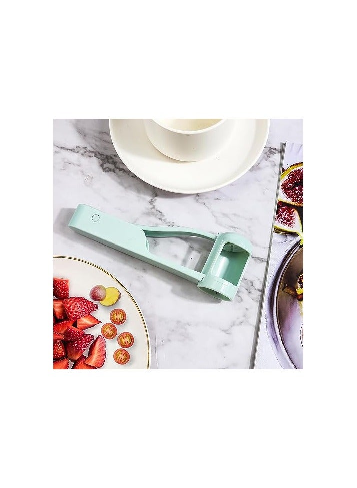 erorex Grape Cutter, Stainless Steel kitchen Gadget Fruit Slicer, Slicer Machine Cherry Tomato Strawberry Slicer for Kitchen Vegetable Fruit Salad Cake Cutting Tools - Image 4