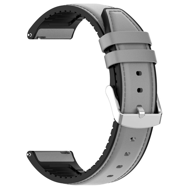 ACM حزام ساعة جلد سيليكون 22 مم متوافق مع ساعة فاستراك ديزاير Fx1 برو الذكية حزام فاخر - Image 1