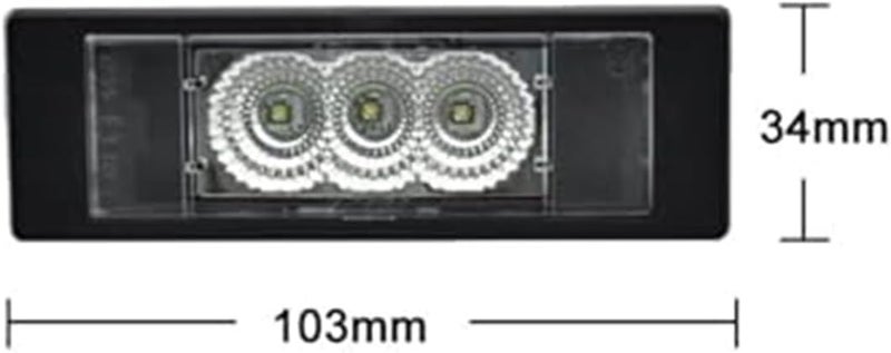 Vuzmode 2Pcs License Plate Light for BMW and MINI - Image 3