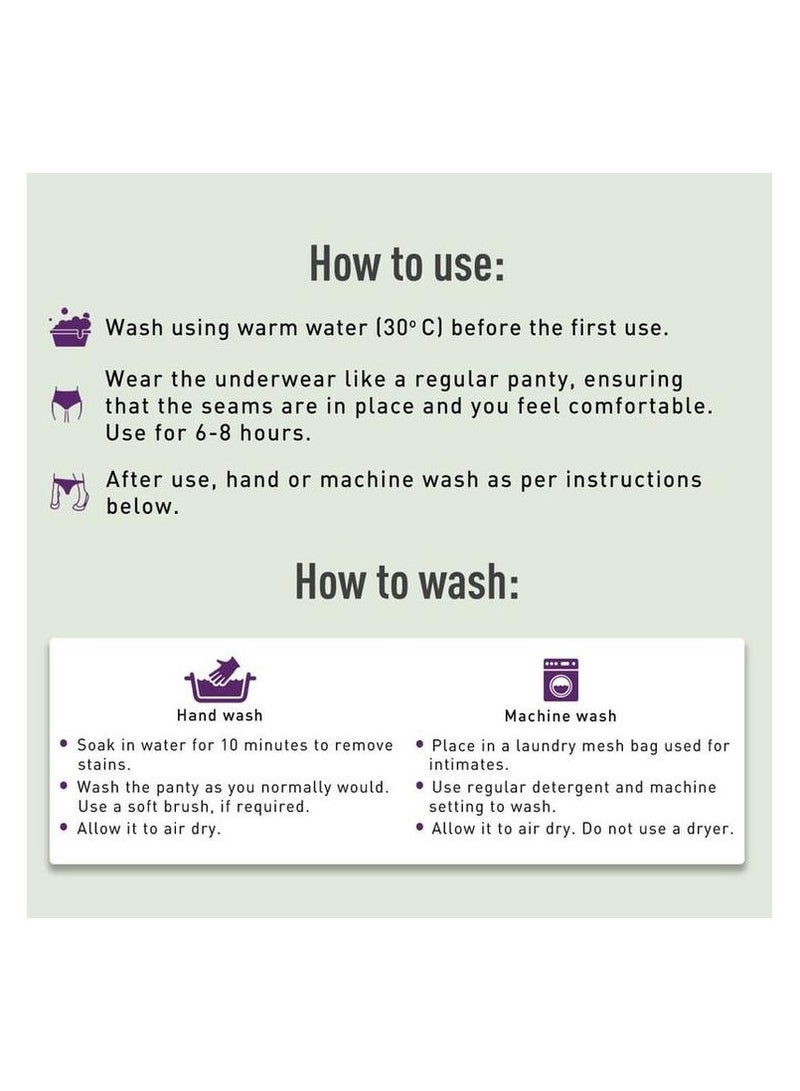 Sirona Reusable Period Panty for Women - L Pack of 1 - Image 5