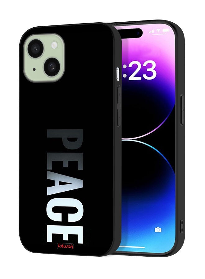 Tolwak Apple iPhone 15 Protective Case Cover Peace - Image 1