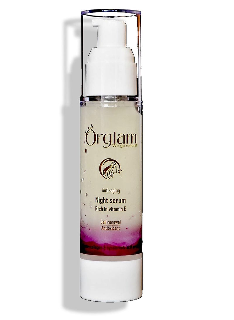Orglam Anti-aging Night Serum  60 ML - Image 1