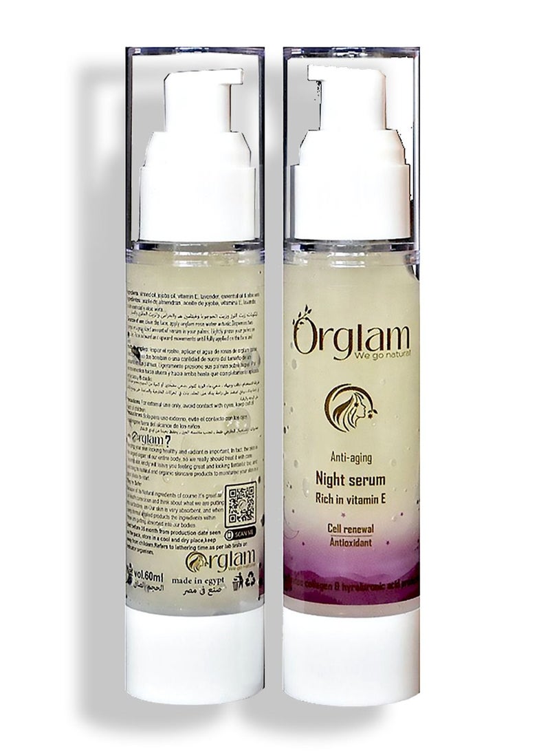 Orglam Anti-aging Night Serum  60 ML - Image 2