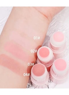 ZVEV Peachy Glow Cream Blush Stick - Soft, Glide-On, Easy Application for Beginners - Natural Shade, Precision Applicator for Flawless Definition #3  - Image 5