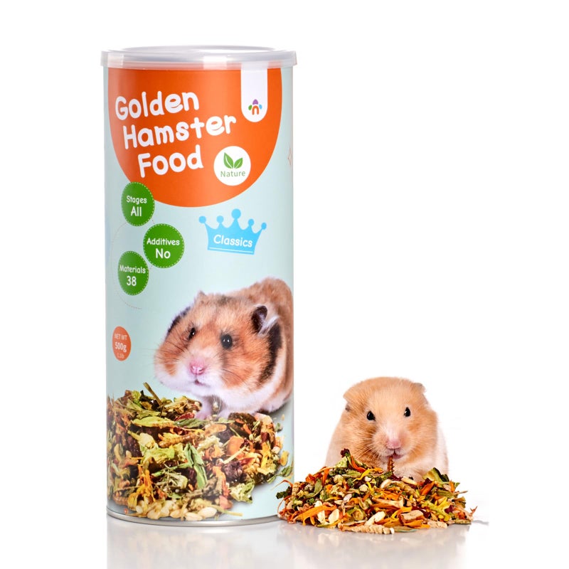 Niteangel Hamster Food & Treats Toy - Small Animal Natural Food for Syrian Golden Hamsters or Other Small-Sized Pets - Image 1