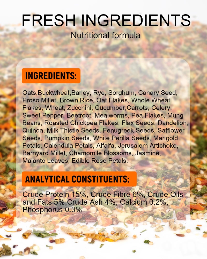 Niteangel Hamster Food & Treats Toy - Small Animal Natural Food for Syrian Golden Hamsters or Other Small-Sized Pets - Image 3