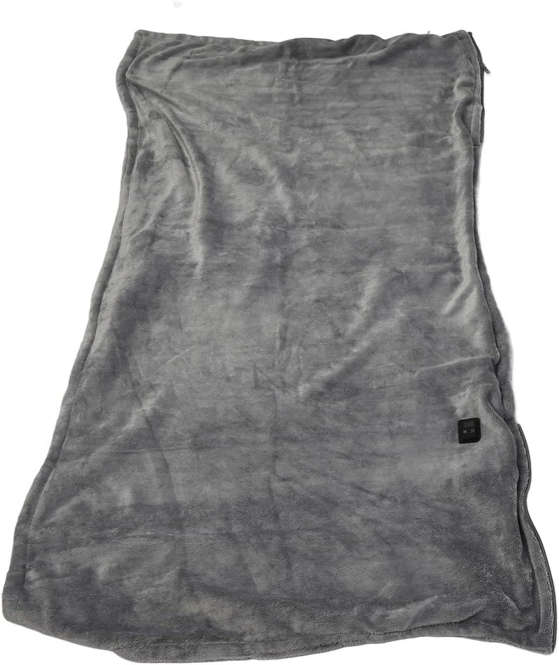 USB Electric Heating Blanket, Soft and Comfortable Warm Shawl with Skin Friendly Material and Quick Even Heat, Ideal for Home Office & Outdoor Use (Darkgray) - Image 4
