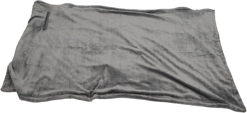 USB Electric Heating Blanket, Soft and Comfortable Warm Shawl with Skin Friendly Material and Quick Even Heat, Ideal for Home Office & Outdoor Use (Darkgray) - Image 2