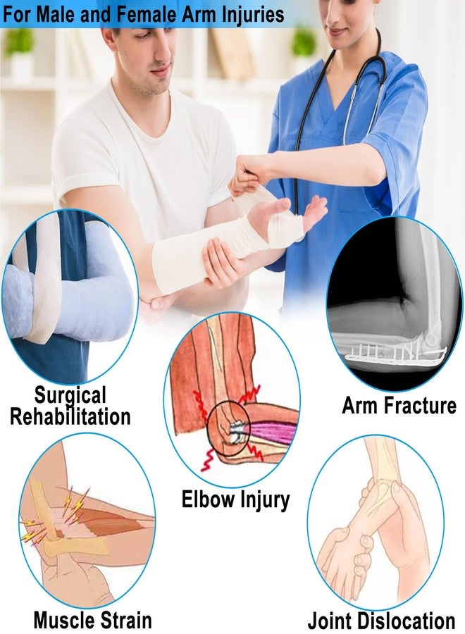 VISKONDA Mesh Arm Sling Shoulder Immobilizer,Breathable&Adjustable Support Brace for Rotator Cuff Injury,Reversible Left Right Arm,Elbow Wrist Clavicle Fracture Sprain Recovery for Men Women(Black,Large) - Image 4