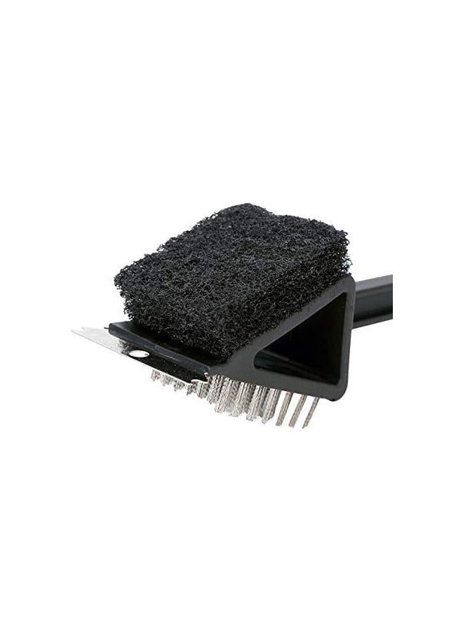 RATSAW BBQ Brush Grill Cleaning Brush with Extra Long Stainless Steel Bristles Heat Insulation Handle for Gas Grill Charcoal Grill Kitchen - Image 4