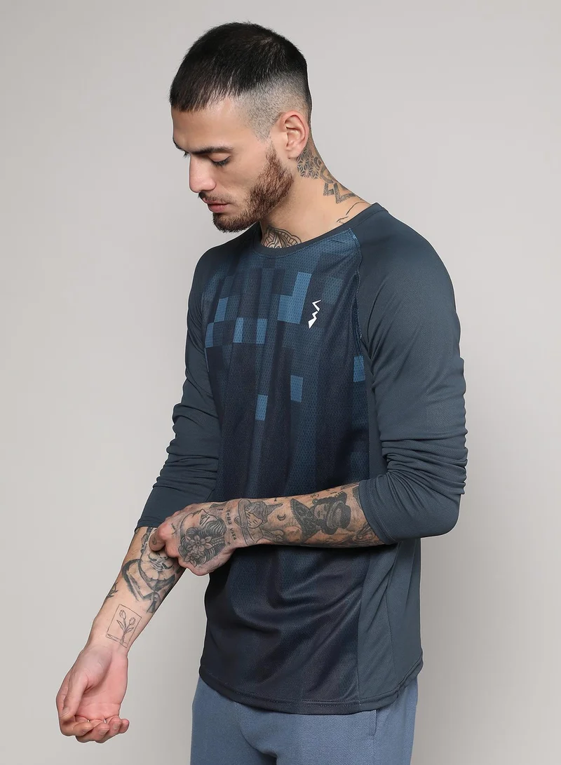 كامبوس سوترا تي شيرت Activewear مطبوع رقميًا للرجال