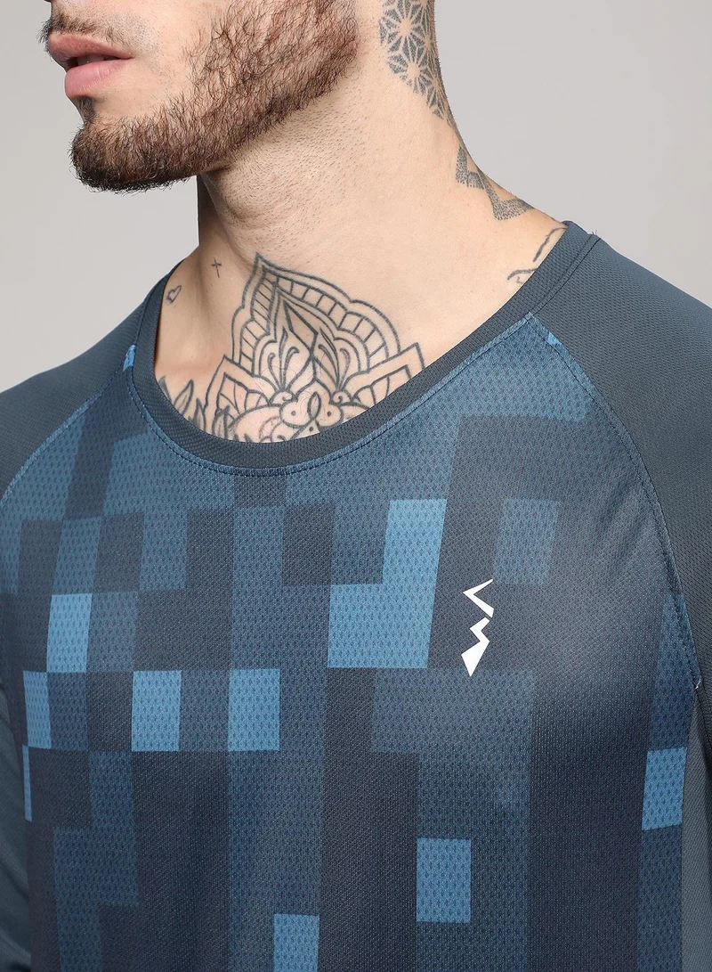 كامبوس سوترا تي شيرت Activewear مطبوع رقميًا للرجال