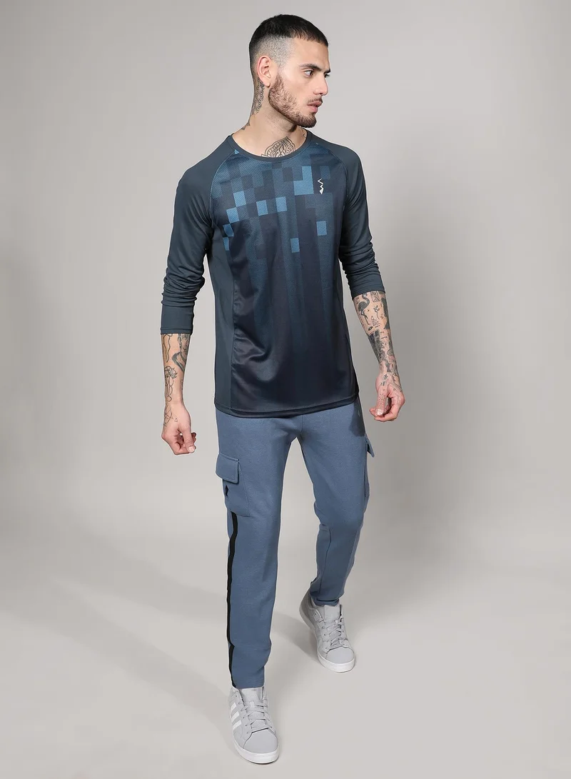 كامبوس سوترا تي شيرت Activewear مطبوع رقميًا للرجال