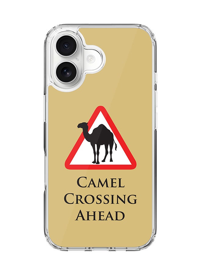 Stylizedd Classic Clear MagSafe Case for iPhone 17 , Hybrid Soft Case Flexible Edges Anti Drop TPU PC Gel Thin Transparent Cover [ Designed for iPhone 17 ] - Camel Crossing