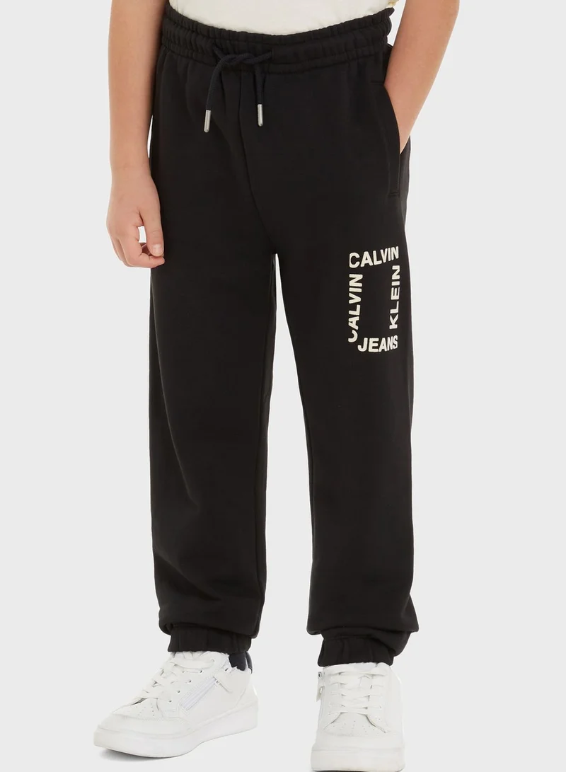 Calvin Klein Jeans Kids Logo Sweatpants