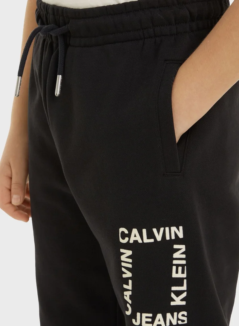 Calvin Klein Jeans Kids Logo Sweatpants