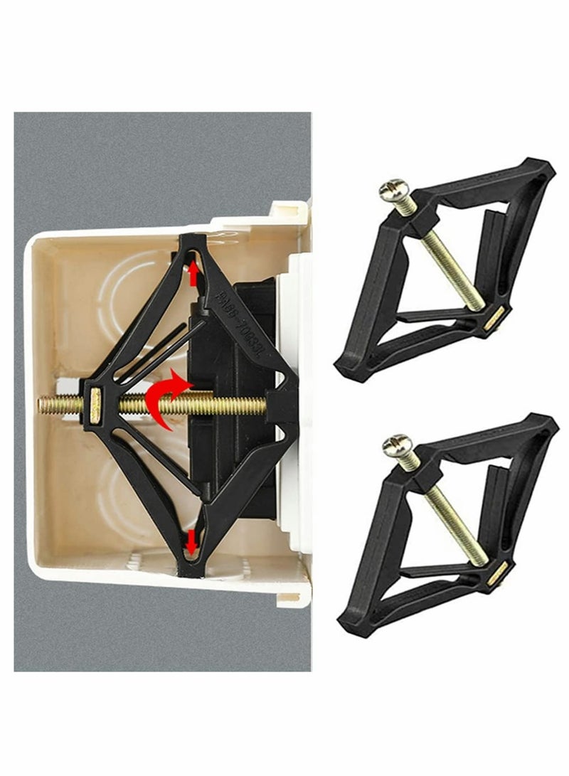 Suntown Wall Mount Switch Box Repair Tool Switch Cassette Repairer Repairer Support Rod for Type 86 Switch Socket Bottom Box Cassette (10 Pieces) - Image 5