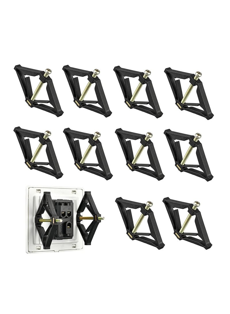 Suntown Wall Mount Switch Box Repair Tool Switch Cassette Repairer Repairer Support Rod for Type 86 Switch Socket Bottom Box Cassette (10 Pieces) - Image 1