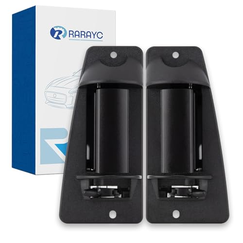 RARAYC Extended Cab Door Handle Metal Rear Driver & Passenger Side Replacements for 1999-2007 Silverado GMC Sierra 1500 2500 3500 Replaces# 15758172 15758171 - Image 1