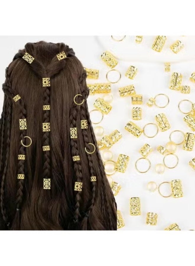 1st Choice First Choice Hair Styling and Braiding Accessory Set - Over 100 Pieces in a Stylish and Modern Gold Design - Image 4