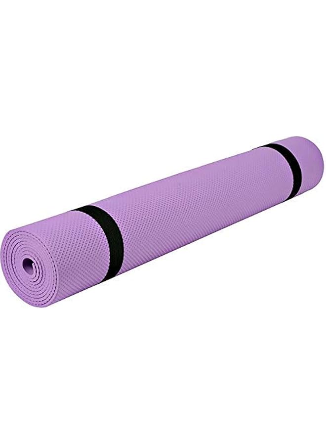 Sports Yoga Mat 0.4 Cm Size Purple