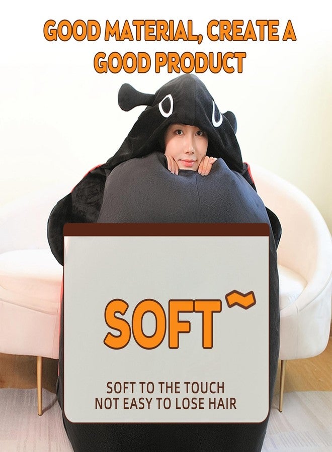 Masyrt Wearable Pillow,Cute Warm Wearable Pillow,Ultra Soft PP Cotton,Oversized Giant Wearables s Pillows for Children and Adults Release Stress (100cm/39.4in) - Image 5