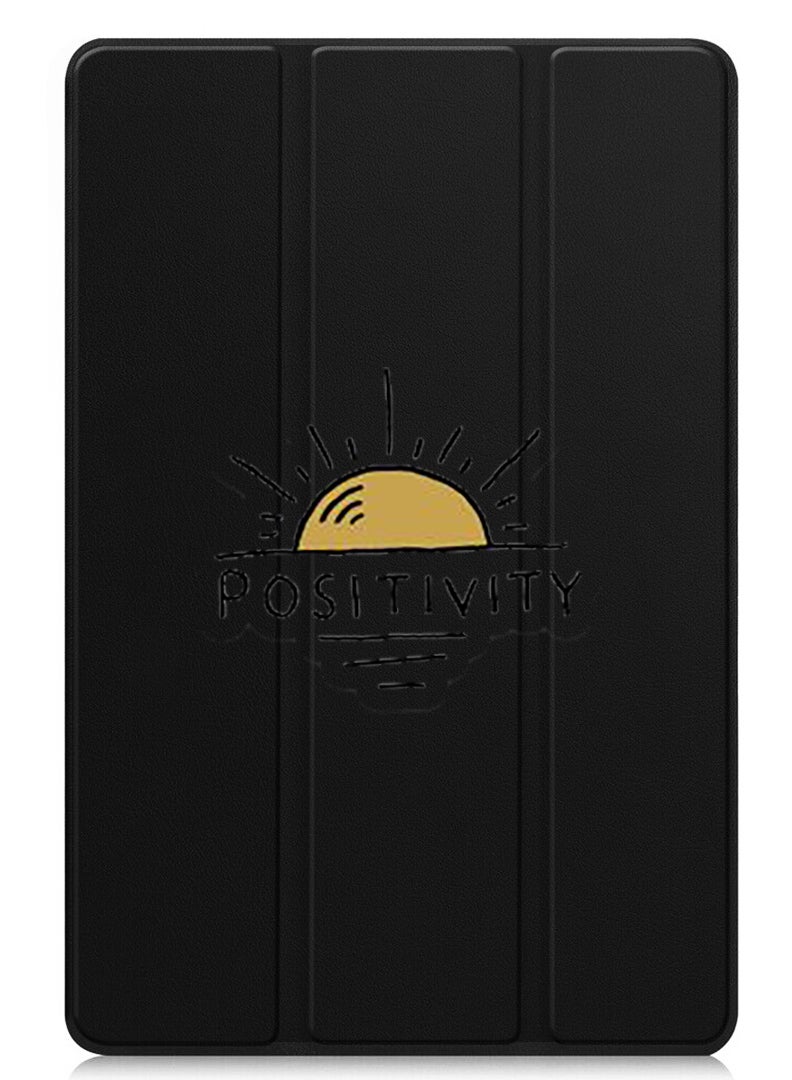 Theodor Protective Flip Case For Apple iPad Pro 13 (2024) With Trifold Stand Auto Wake Sleep Shockproof Cover Positivity - Image 1