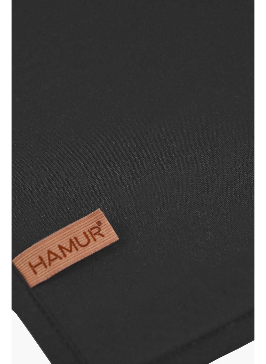 Hamur - Dough Basic Dish Drying Mat Drying Cloth Drying Cloth Countertop Black - Image 1