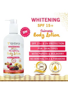 VOLAMENA WITH DEVICE Volamena Whitening Moisturizer With 15++ Spf Body Lotion | Sun Protection | Summer Body Lotion For Skin Brightening & Glowing Skin For Women & Men 300 Ml  - Image 2