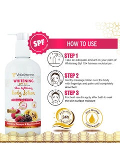 VOLAMENA WITH DEVICE Volamena Whitening Moisturizer With 15++ Spf Body Lotion | Sun Protection | Summer Body Lotion For Skin Brightening & Glowing Skin For Women & Men 300 Ml  - Image 3