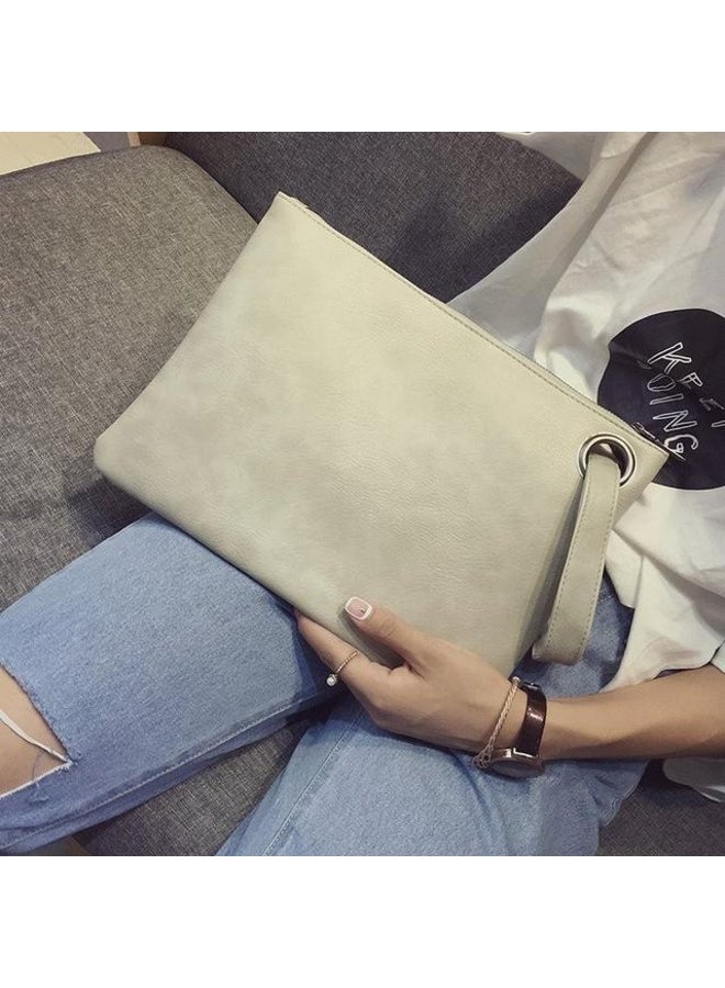 Yogodlns Yogodlns Solid Women Clutch Bag Leather Envelope Evening Handbag