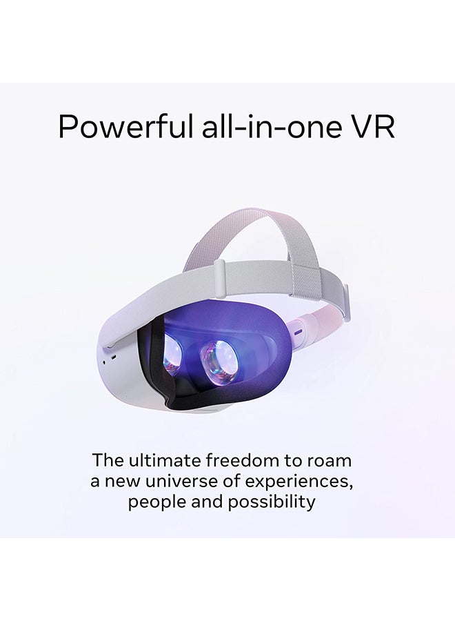 ميتا Renewed - Oculus Quest 2 Advanced All-In-One VR Headset 256GB White - Image 5