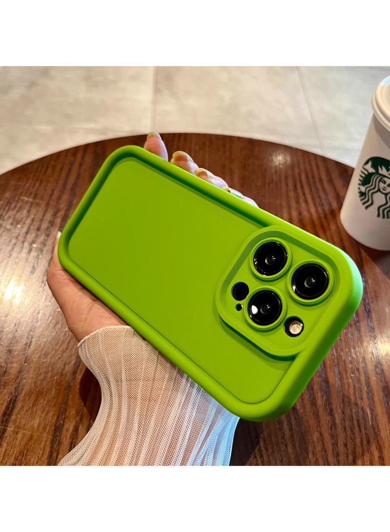 Compatible With The Iphone 15 Pro Anti Drop Phone Case, The Soft Silicone Design Is Soft And Does Not Deform (Green) - Image 4