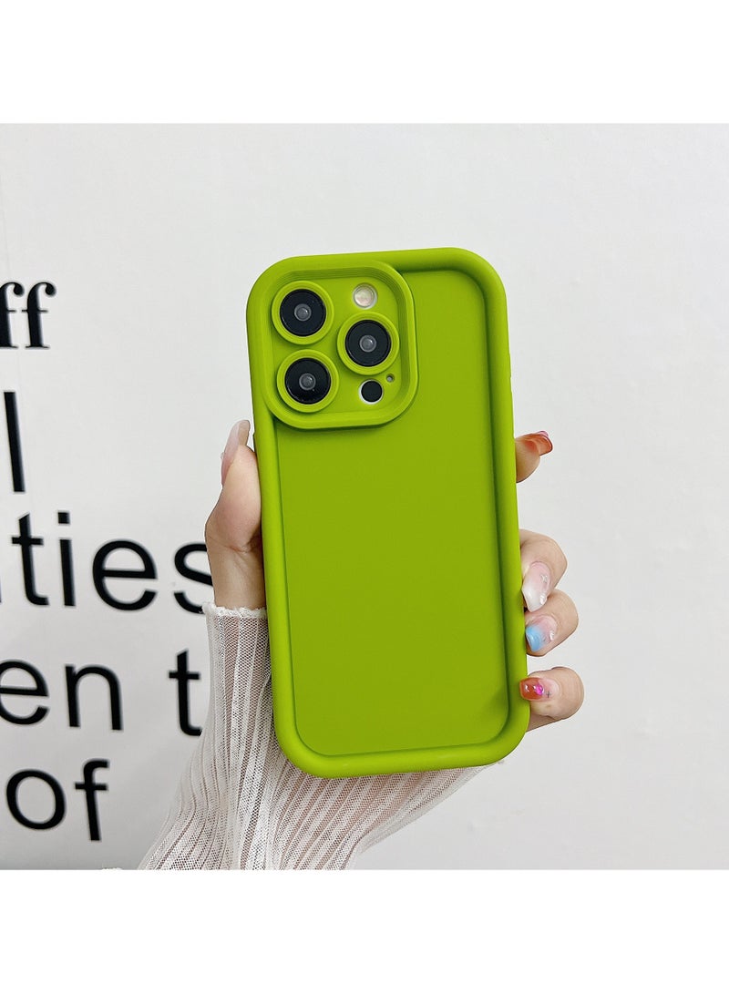 Compatible With The Iphone 15 Pro Anti Drop Phone Case, The Soft Silicone Design Is Soft And Does Not Deform (Green) - Image 5