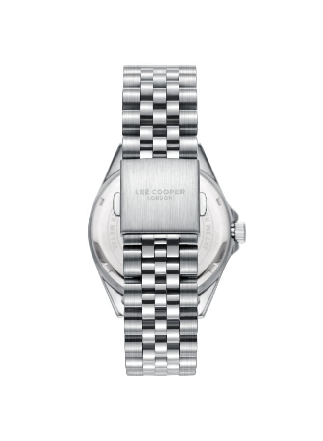 لي كوبر ساعة يد رجالية معدنية بعقارب . -  مم - Image 4