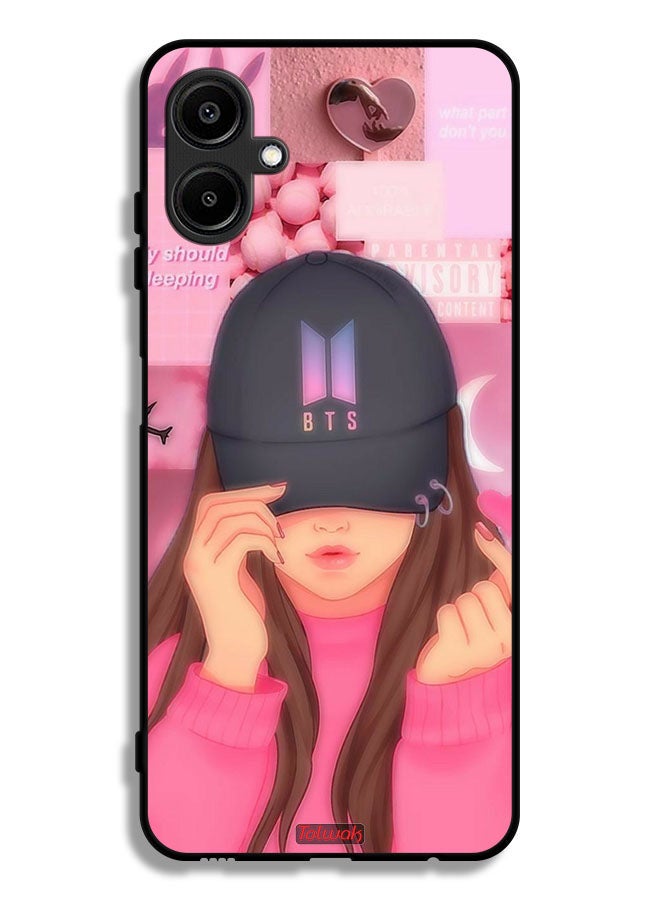 Tolwak غطاء حماية لجهاز سامسونج جالاكسي A06 4G - تصميم فتاة - Image 1