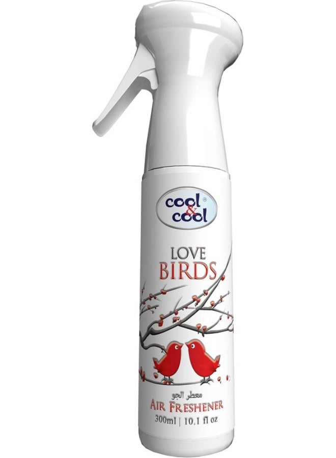 Cool & Cool Love Birds Air Freshener | Long Lasting Fragrance, Eliminates Bad Odour, 300ml - Image 1