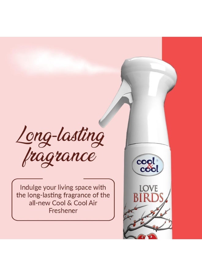 Cool & Cool Love Birds Air Freshener | Long Lasting Fragrance, Eliminates Bad Odour, 300ml - Image 4