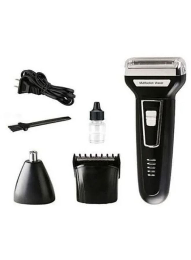 3 in 1 Electric Razor Men Beard Trimmer Rechargeable Waterproof Shaver Professional Cordless Hair Clippers Nose Hair Trimmer Grooming Set