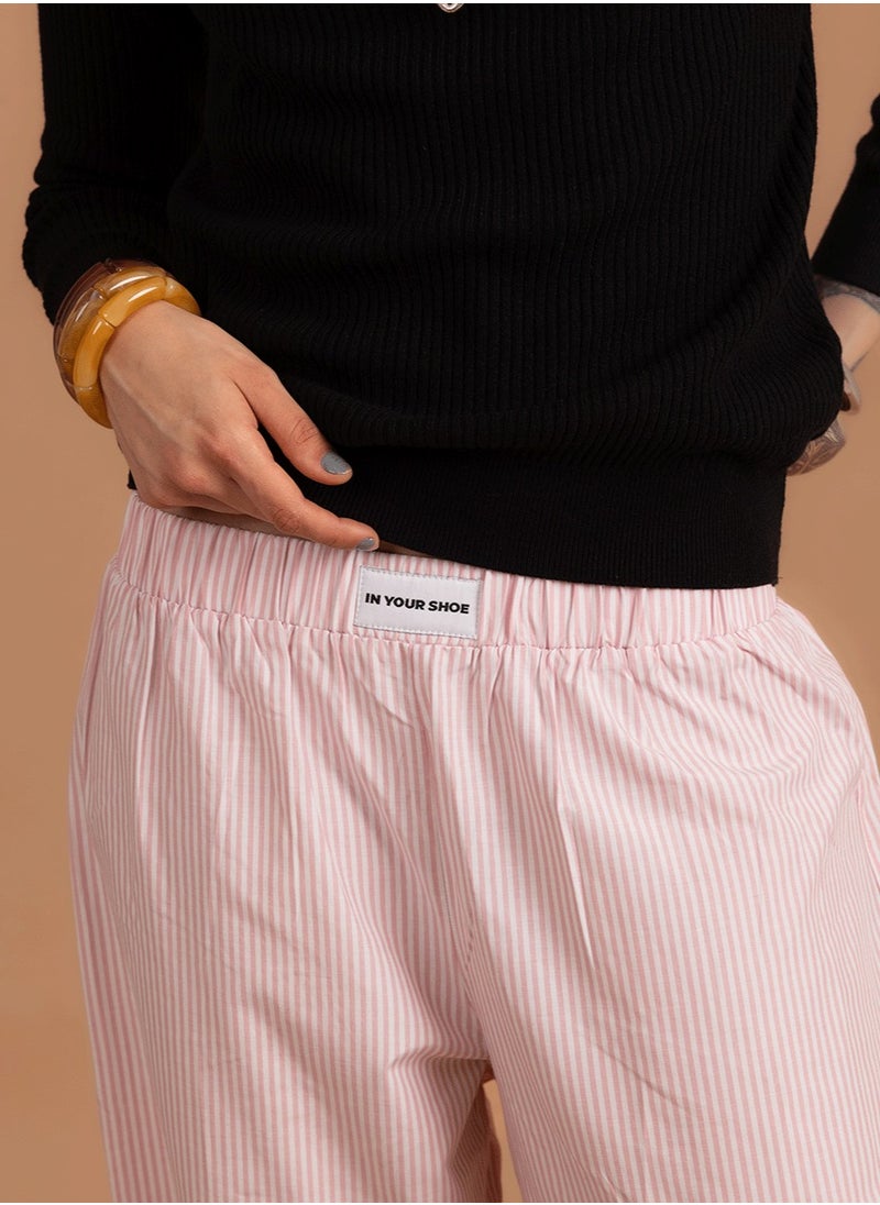 In Your Shoe Pink Boxer Pants  - Image 2