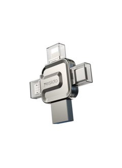 يسيدو محرك فلاش USB 4 في 1 سعة 64 جيجابايت، Lightning Micro USB Type-C  - Image 1