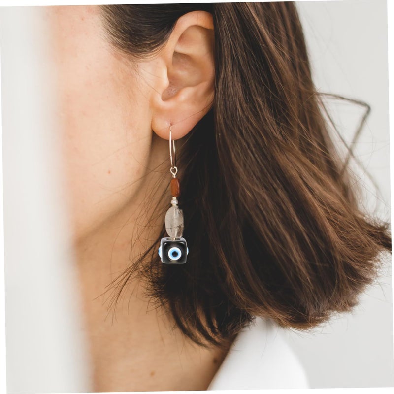 DIY Evil Eye Dice Bead Kit 10pcs Plastic Beads for Jewelry Craft Making - Image 4