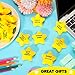 Silipull 100 Pcs Motivational Star Stress Balls Bulk Anxiety Stress Relief Balls Inspirational Mini Foam Star Toys Stuff for Adults Prizes Gifts Fidget Toys Party Supplies Yellow 10 Style - Image 4
