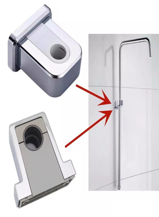 RecDec Rain Shower Wall Mount Holder with Screws Fastener Bracket Fixed Base for Tube ID 20mm Rainfall Showers Head Exposed Shower Kit System Slide Bar Arm 1/2" NPT Pipe Bathroom Accessories - Image 4