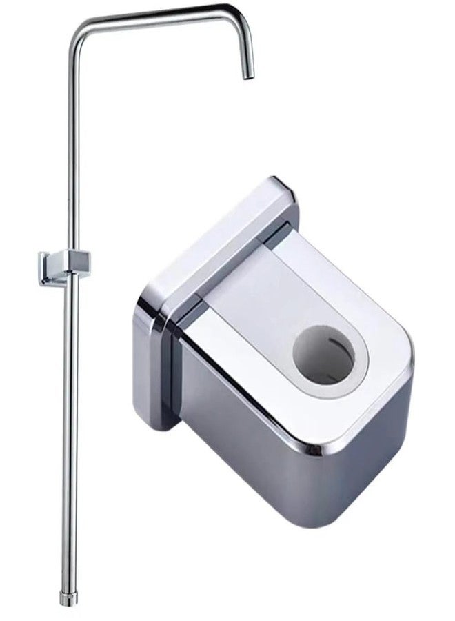 RecDec Rain Shower Wall Mount Holder with Screws Fastener Bracket Fixed Base for Tube ID 20mm Rainfall Showers Head Exposed Shower Kit System Slide Bar Arm 1/2" NPT Pipe Bathroom Accessories - Image 1