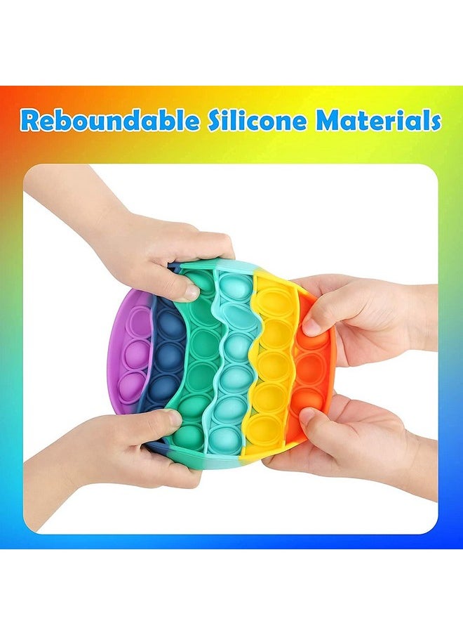 VikriDA Great Fidget Toy, Pop It Push Pop Silicone Relief Items (Multi Color) (Round) - pzsku/ZFD770692FD848152AB9DZ/45/_/1736426644/20ad90c5-23c1-48d3-a656-972279c3d91c