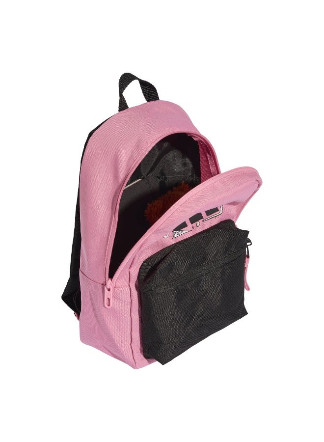 اديداس أديداس حقيبة ظهر للأطفال وردي للجمباز والتدريب - Image 4