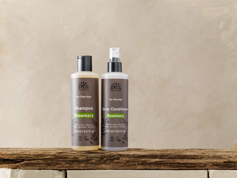 URTEKRAM Fine Hair Rosemary Shampoo, 250 ML - Image 2
