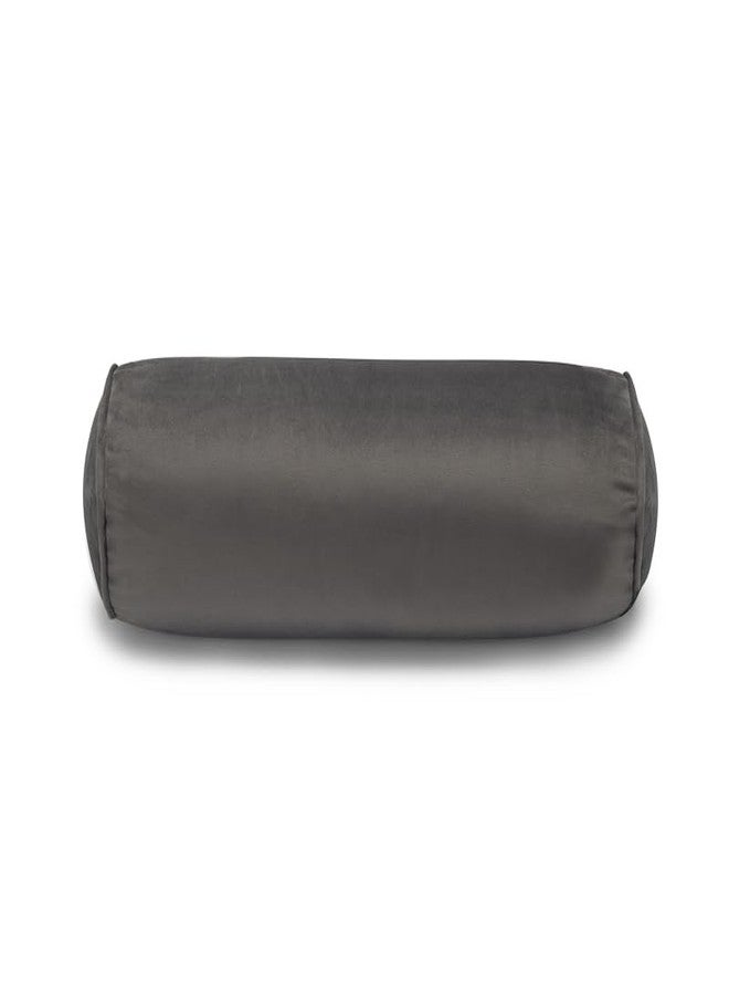 FINEASY Roll Neck Pillow Velvet Round Bolster Pillow Cervical Support Pillows Neck Pain Relief Cylinder Pillows with Removable Washable Cover 16 Inches Long x 6 Inch Diameter - Image 5